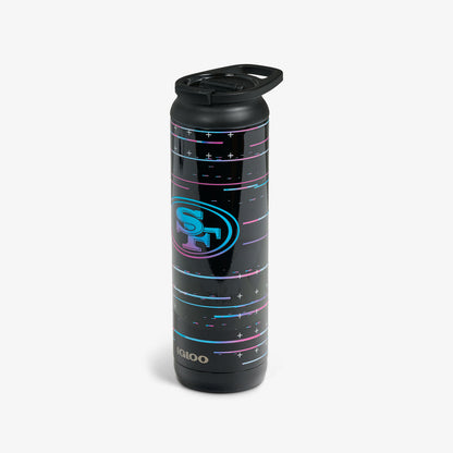 NFL Neon San Francisco 49ers 20 Oz Flip ‘n’ Sip Tumbler